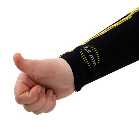 Гидрокостюм детский Marlin Malibu Junior 2,5 мм черно-желтый