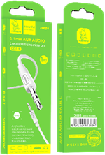 Кабель AUX DENMEN DX01 (белый) 1м