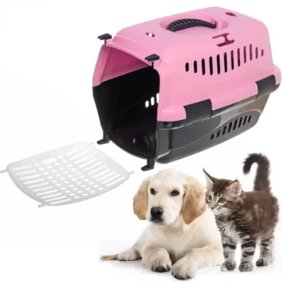 Переноска для животных «ЛЮБИМЫЙ БРО», цвет розовый, 42*31*25см/до 7кг (Лейбл)