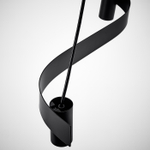 Подвесной светильник IKEA ACKJA / MOLNART (АККЙЯ / МОЛЬНАРТ), Черный, 14х60 см, 10х23 см