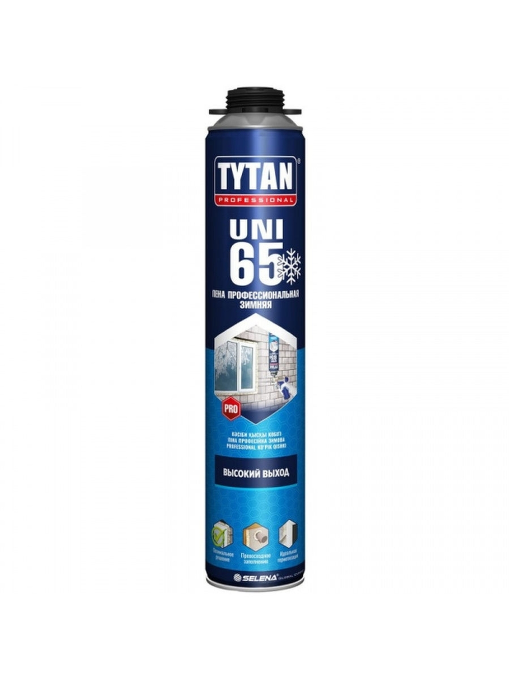 Пена монтажная "TYTAN" PRO UNI 65л. зимняя (750мл/12шт)