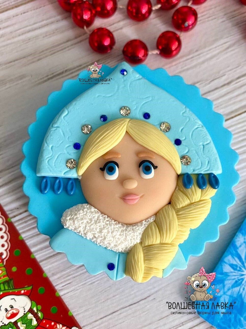 Силиконовая форма Снегурочка