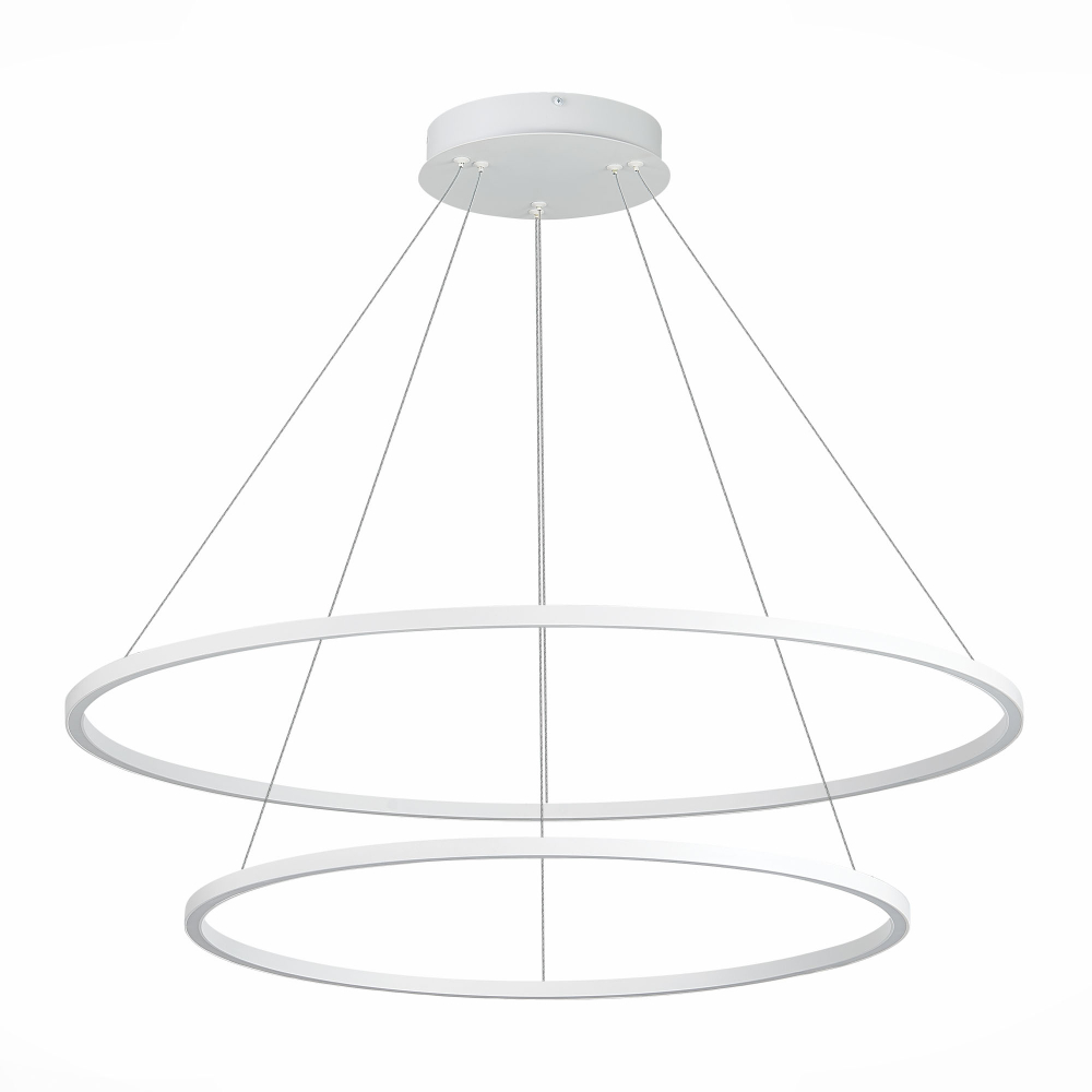 ST605.503.91 Cветильник подвесной SMART ST-Luce Белый/Белый LED 1*91W 2800-6500K Подвесные светильники