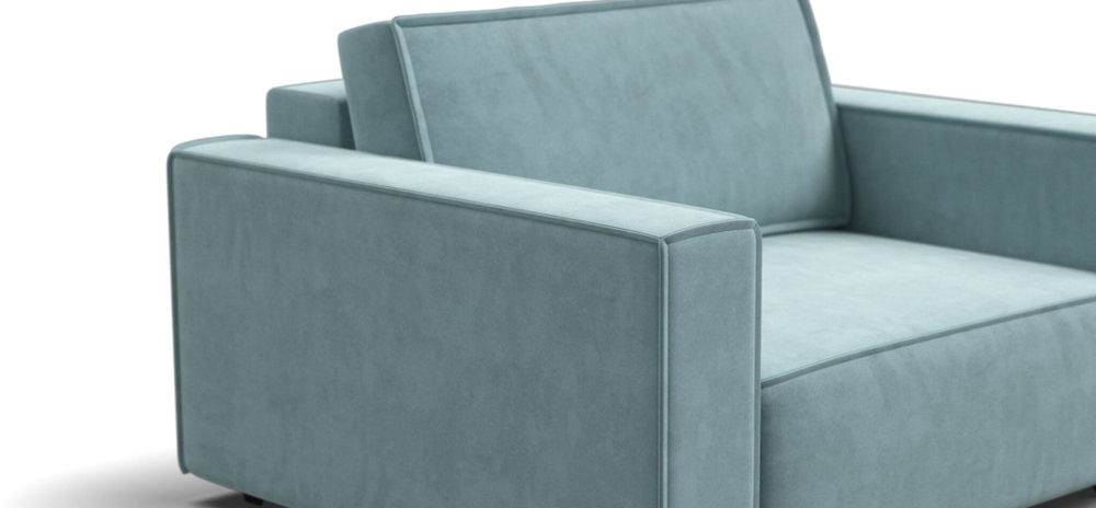 Кресло BOSS SOFT MODOOL велюр Monolit аква