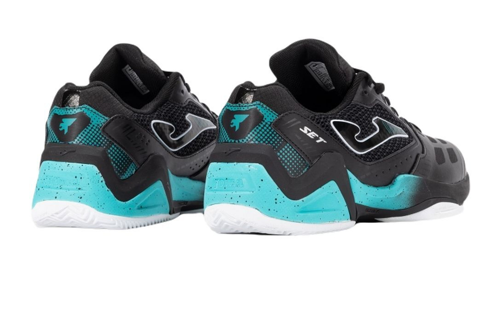 Мужские кроссовки теннисные Joma Set 2501 Clay - черный