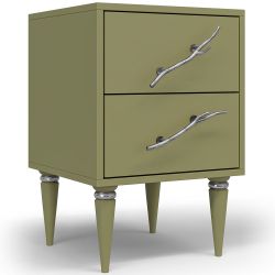 Тумба Арт Колор matte Классик Сильвер Зеленая олива матовая