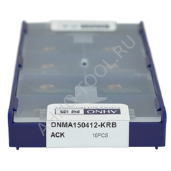 Пластина твердосплавная ISO DNMA150412-KRB ACK10E AHNO по чугуну, чистовая