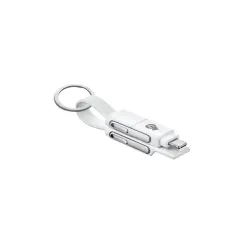 uBear Switch Keyring Cable Silver