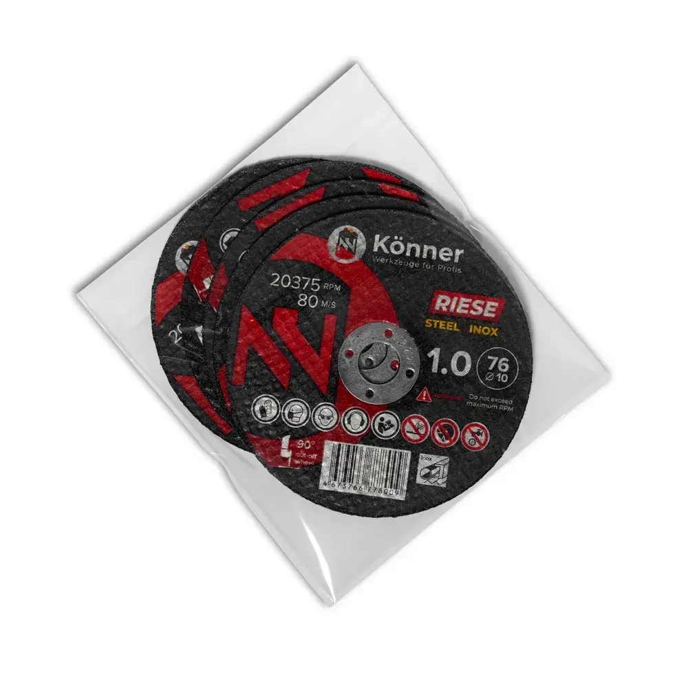 Диск отрезной KONNER RIESE 76x1.0x10 (5 шт)