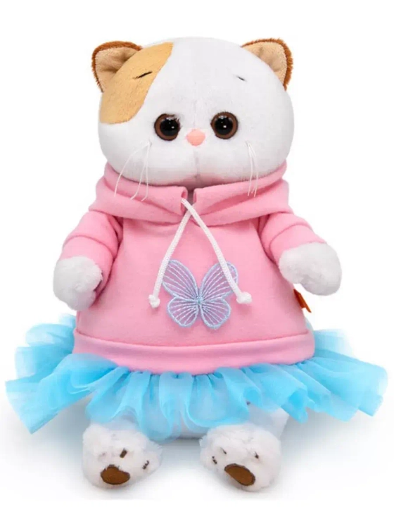 Мягкая игрушка Кошечка Ли-Ли в спортивном платье 24 см