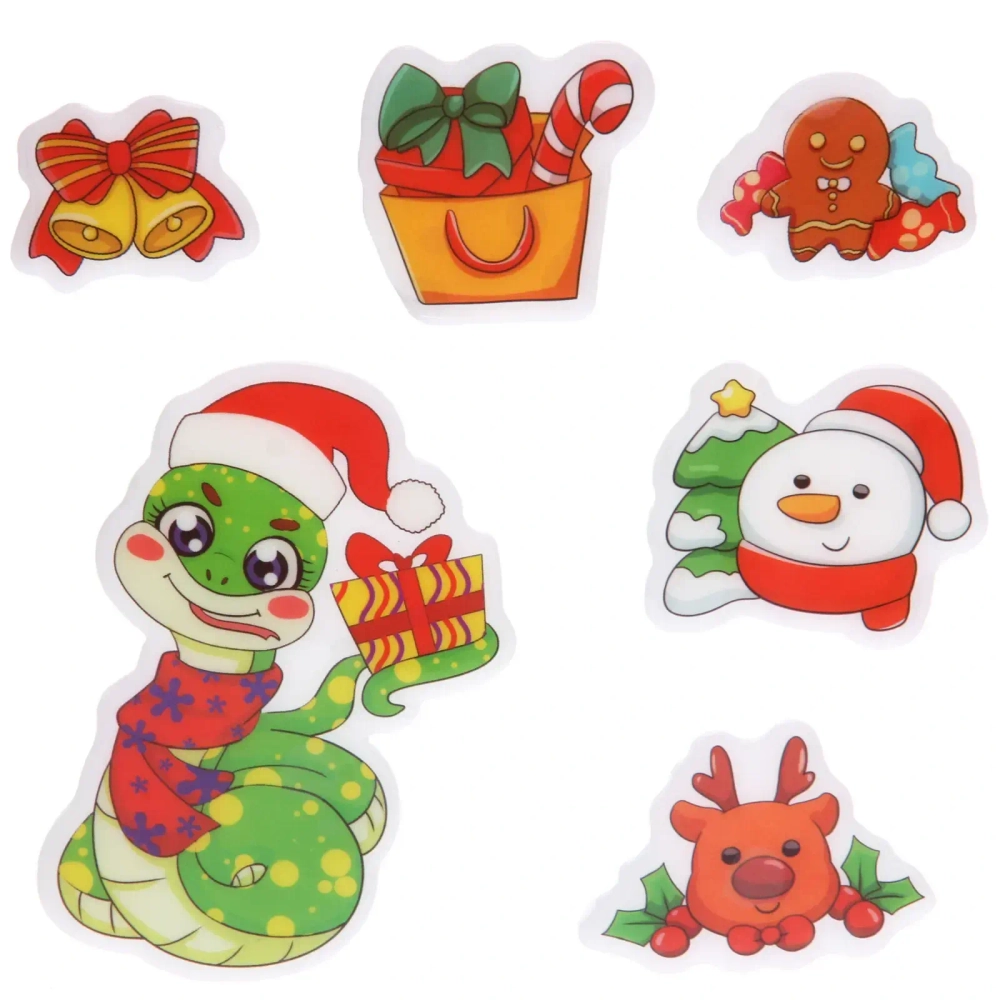 Набор наклеек «Змейка» 20*20 см, в ассортименте