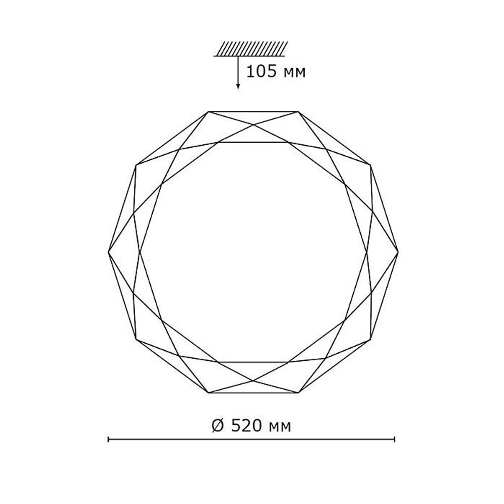 Накладной светильник Sonex Tora 2012/EL