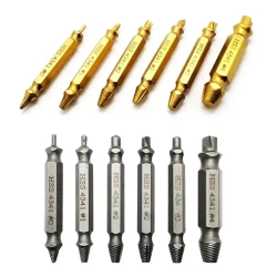 Удаление саморезов, поврежденные винты, удалитель болтов, подарок мужчине,6 шт,золотистые