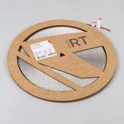 Светодиодная лента RT-A160-8mm 24V Warm3500 (12 W/m, IP20, 2835, 50m) (Arlight, высок.эфф.150 лм/Вт) 028562(2)