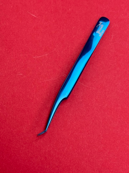 Пинцет Mari Lashes Shop L тип Синий