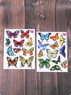 Наклейки бабочки для декорирования интерьера
