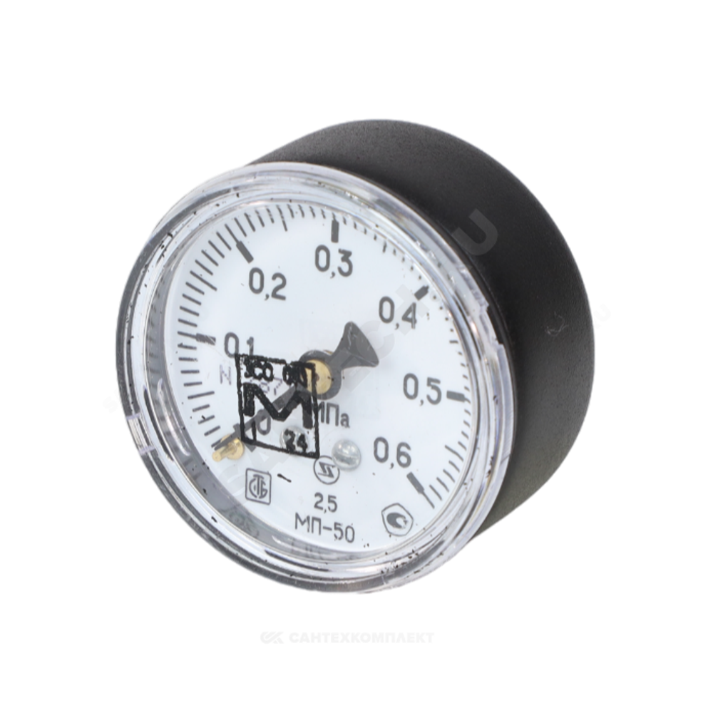 Манометр МП-50 осевой Дк50мм 0-0,6 МПа кл.2,5 G1/4" ЗАВОД ТЕПЛОТЕХНИЧЕСКИХ ПРИБОРОВ