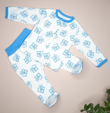 Комплект Мишка-Мама (голубой)