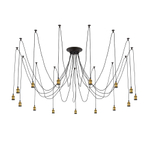 Citilux Эдисон CL451151 Люстра паук Венге Бронза