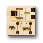 Тактильно-развивающая панель Замочки