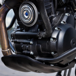 Защита картера с крепежным комплектом, Royal Enfield, черная. Guerrilla 450