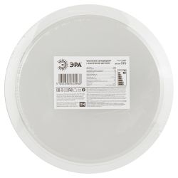 Светильник ЖКХ светодиодный ЭРА SPB-301-2-4K-20 IP40 20Вт 2000Лм 4000К 210х210х33 c акустическим датчиком круг накладной | Светильники ЖКХ IP40 и IP44