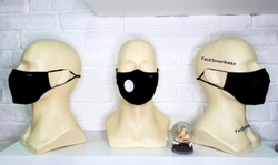 Защитная угольная маска c фильтром FSK (черная)