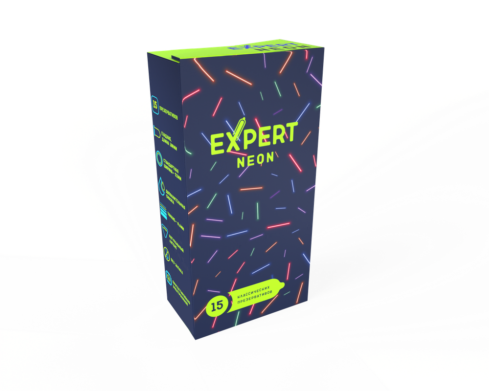 Презервативы Expert Neon 15 шт 9458ex