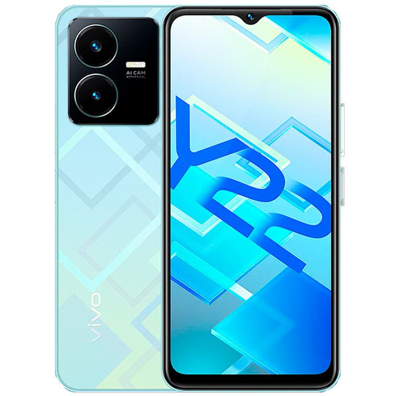 Смартфон Vivo Y22 4/64 ГБ, крипто-зеленый, RU