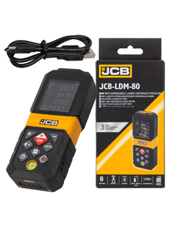 Дальномер лазерный 80м JCB JCB-LDM-80
