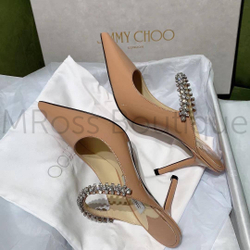 Бежевые босоножки Jimmy Choo Bing 100 премиум класса