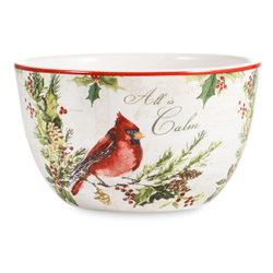 Салатник порционный 13см Certified International Corp Тихая ночь Птичка