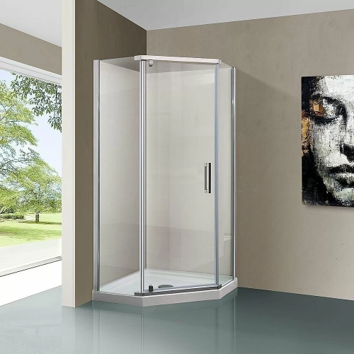 Душевой уголок Vincea Stresa VSP-1S900CL 90x90 стекло прозрачное/профиль хром