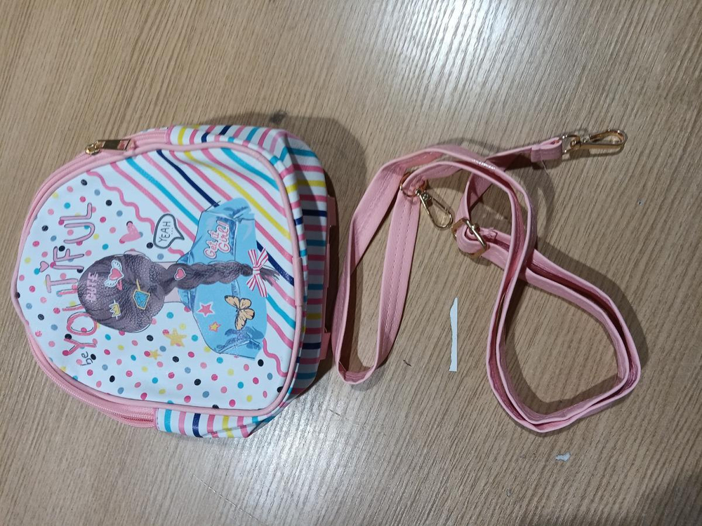 Рюкзак детский "Девочка" 17,5*8*19см, кожзам. 1 отделение