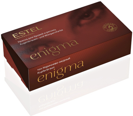 ESTEL Enigma Краска для бровей и ресниц Тон Коричневый медный