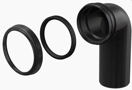 Уголок для инсталляции Ф90х90-90°  АВА SYSTEM  (9/1шт)