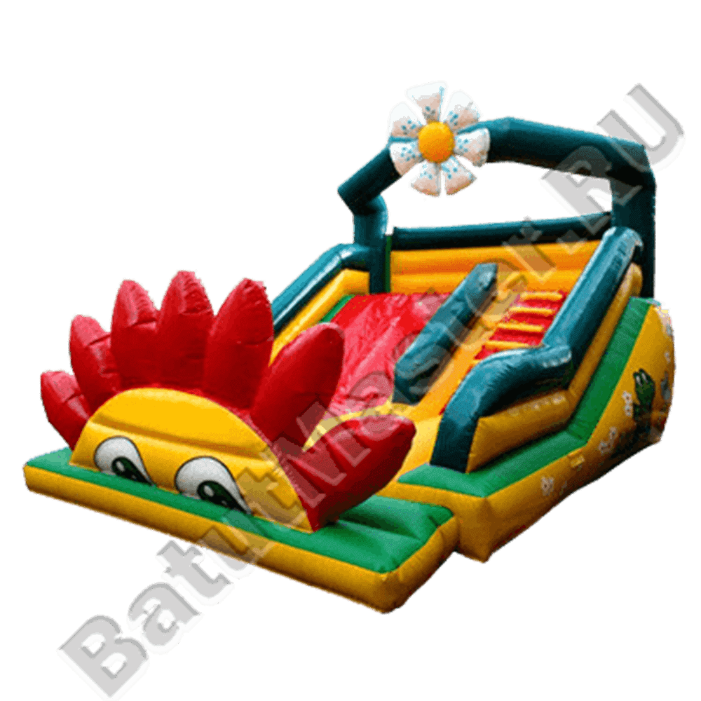 Уличный надувной батут "Цветочек"