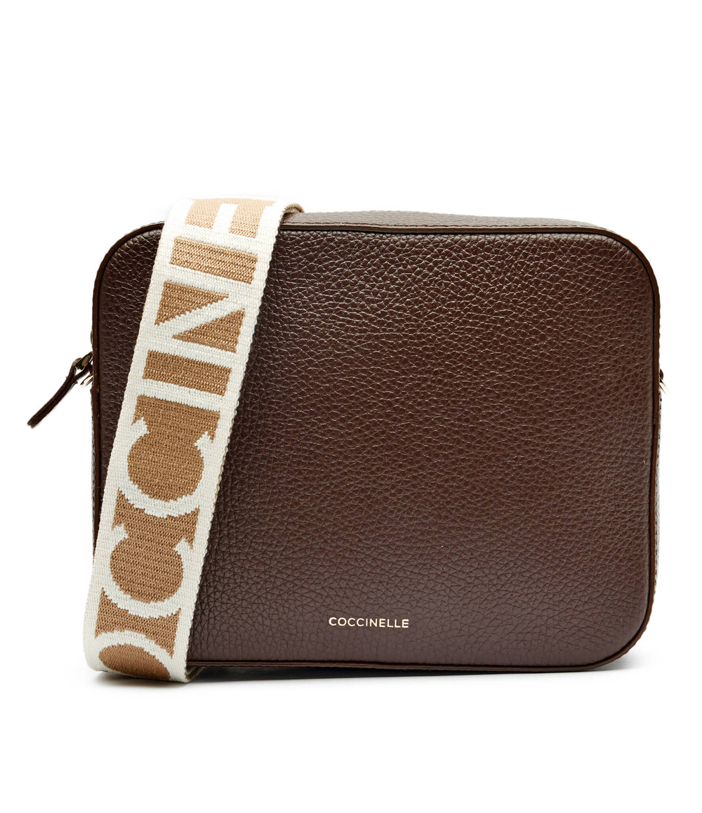 Кожаная сумка-мессенджер TEBE Coccinelle - коричневый(E5 MN5 55 M3 01)