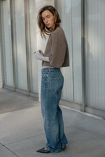 Короткая вязаная кофта - ZARA