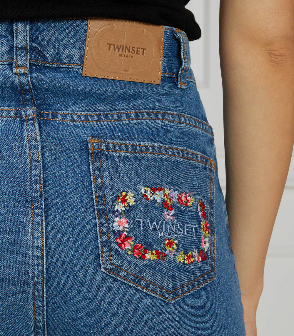 Джинсы TWINSET - голубой(231TP2586)