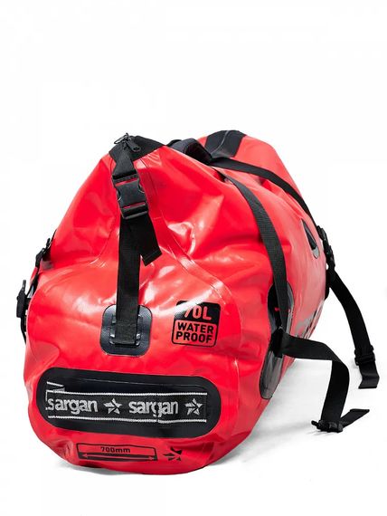 Гермосумка Sargan Капля длина 70 см объем 70 л красный
