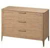 Комод Type oak 3 ящика ширина 120 см (натуральный дуб)