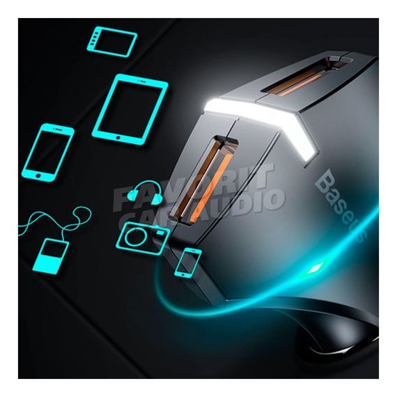 АЗУ 2USB Baseus Small Rocket 2100mA QC3.0