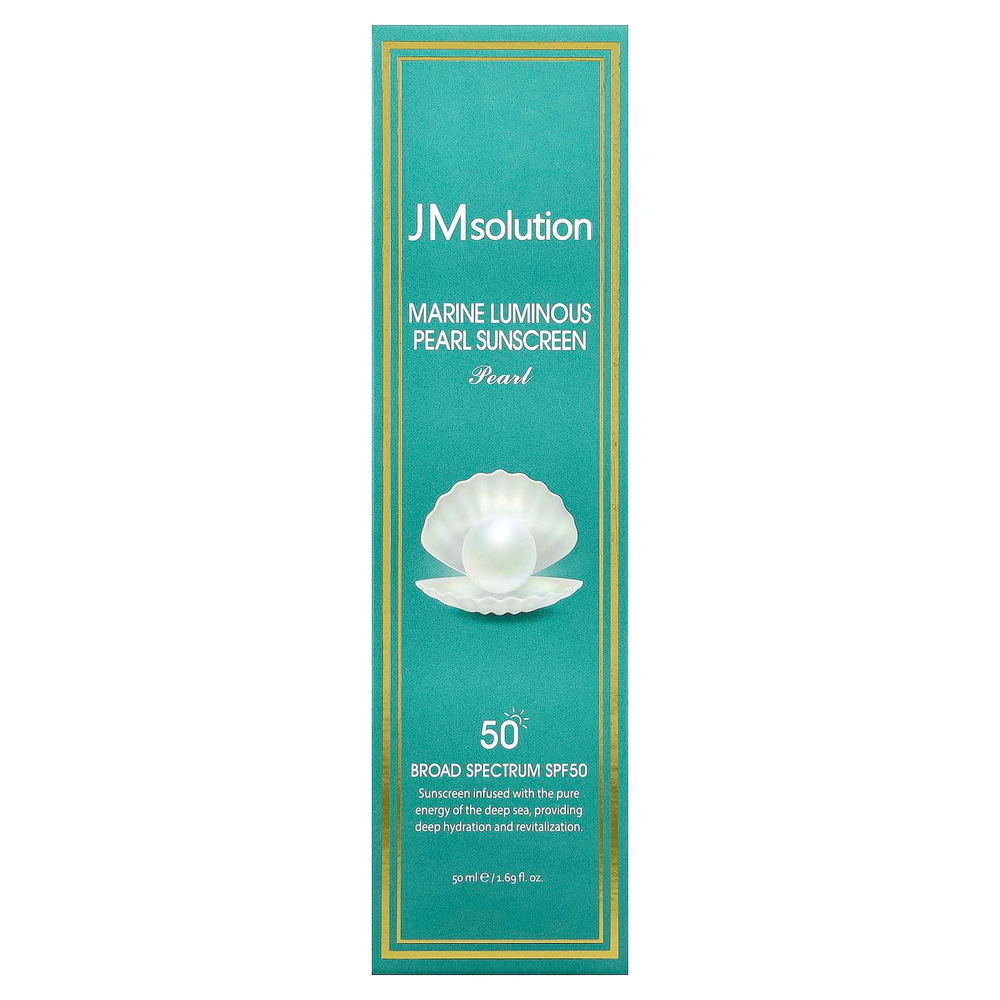 JM Solution, Солнцезащитное средство с морским перламутром, SPF 50, 50 мл (1,69 жидк. Унции)
