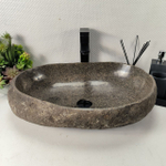 Каменная раковина из речного камня RS-04961 (60*39*15) 0862 из натурального камня