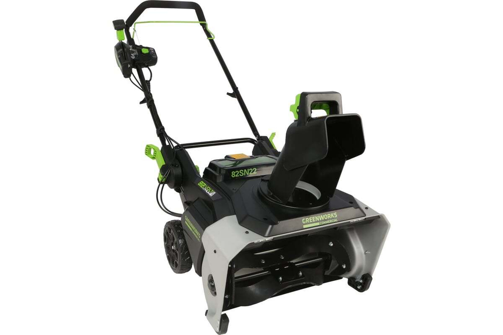 Аккумуляторный бесщеточный снегоуборщик GreenWorks GD82ST 82V, АКБ 5Ач и ЗУ