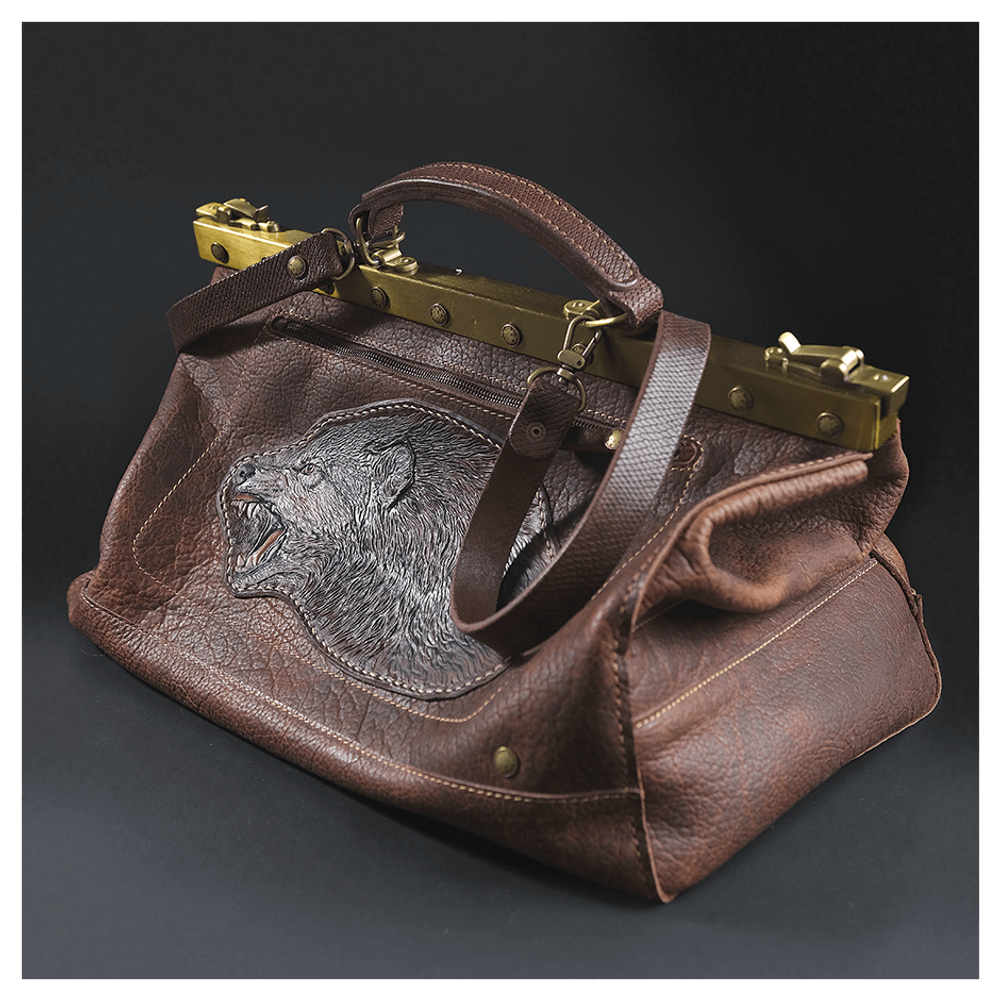 Кожаный саквояж «Путник»