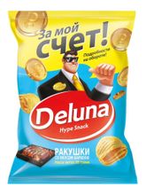 Кукурузные снеки Deluna Ракушки со вкусом барбекю 85 г