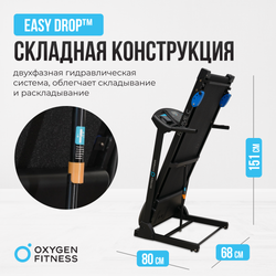 Беговая дорожка реабилитационная домашняя OXYGEN FITNESS REVIVE C