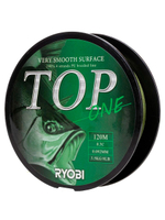 Шнур плетеный для рыбалки Ryobi TOP PE4X-120M Dark green 0.6/d-0.128mm